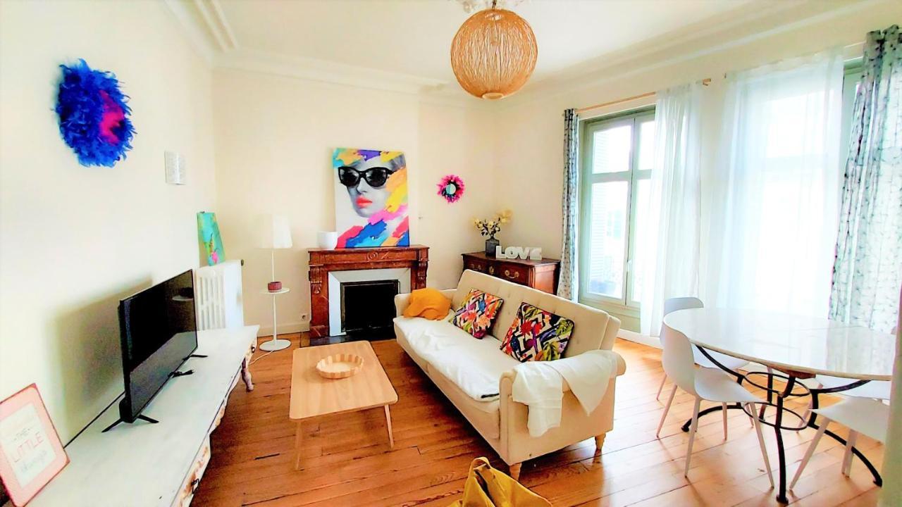 Apartament Cosy Hortensia- 4 Ch- Clemenceau Hypercentre & Parking Sous Terrain- 110M2 Pau Zewnętrze zdjęcie
