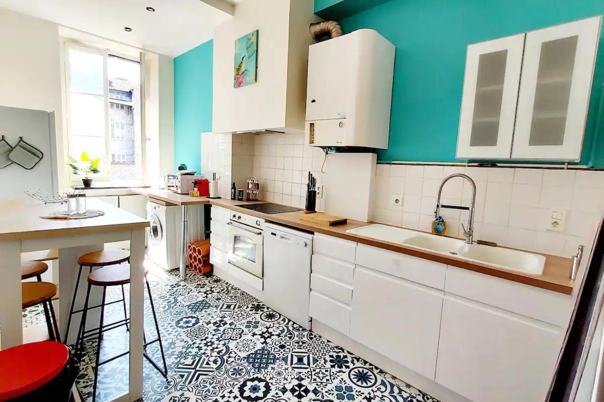 Apartament Cosy Hortensia- 4 Ch- Clemenceau Hypercentre & Parking Sous Terrain- 110M2 Pau Zewnętrze zdjęcie